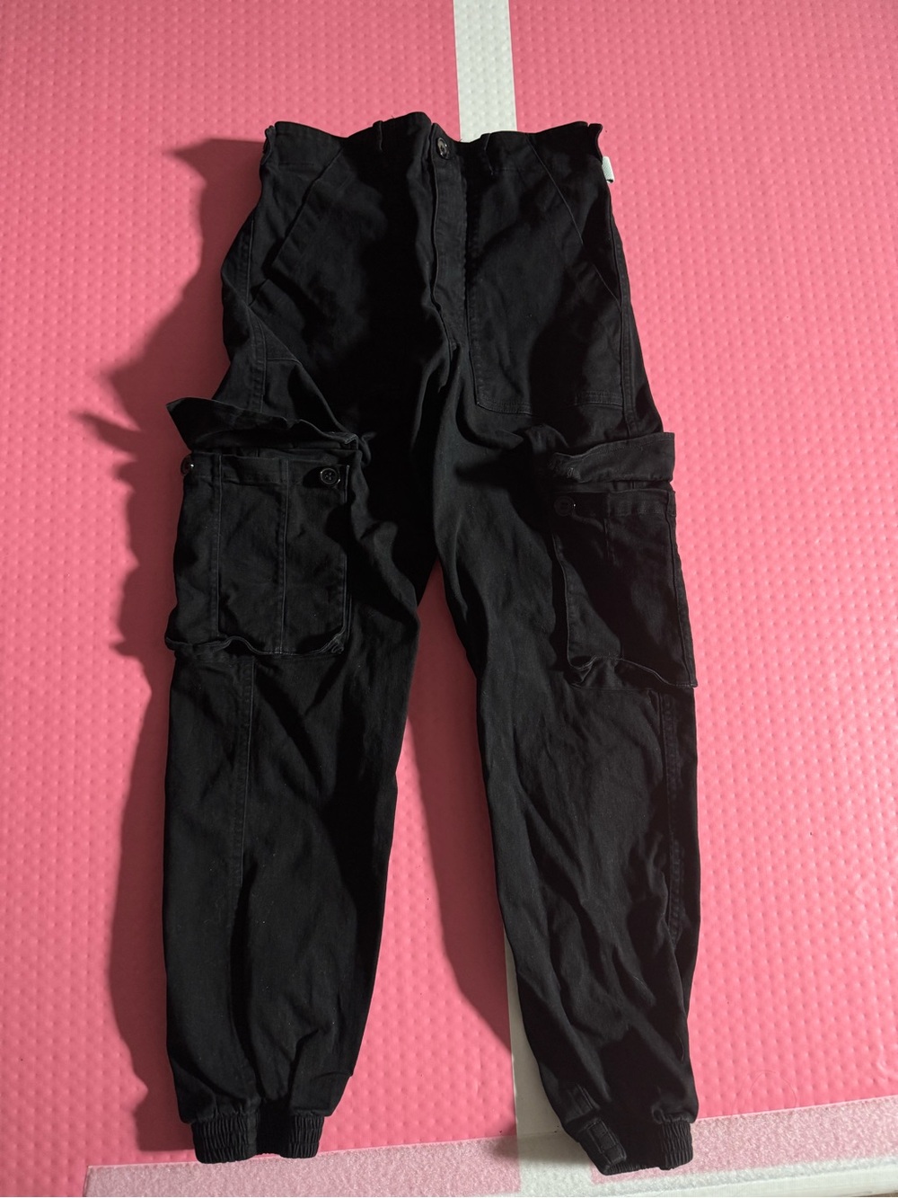 Women's Wondery Black pants with Utility Pockets size short xsmall